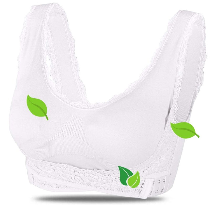 Comfortable Good Supporting Bra - Grace-White-S-State of Style