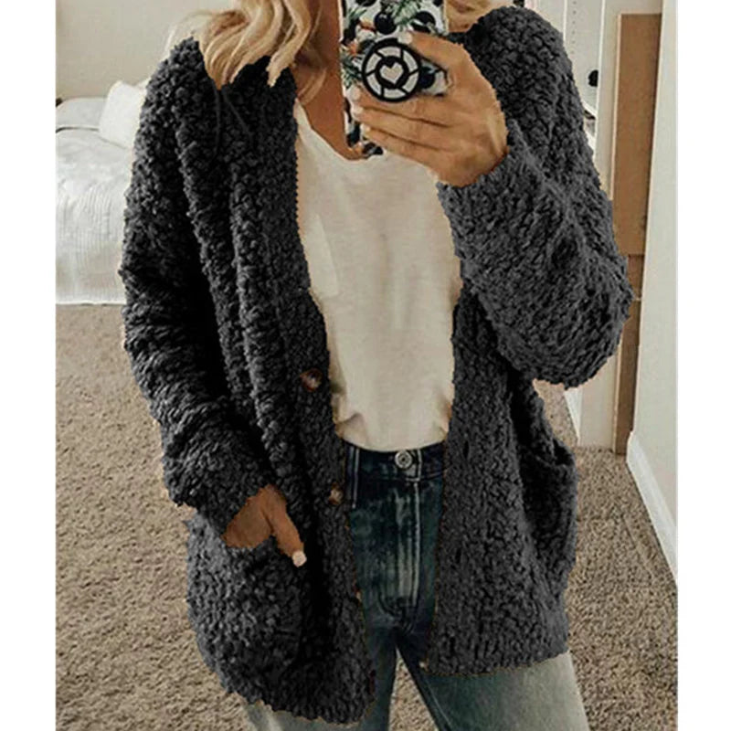 Comfortable Ladies Jacket - Lisa-Black-S-State of Style