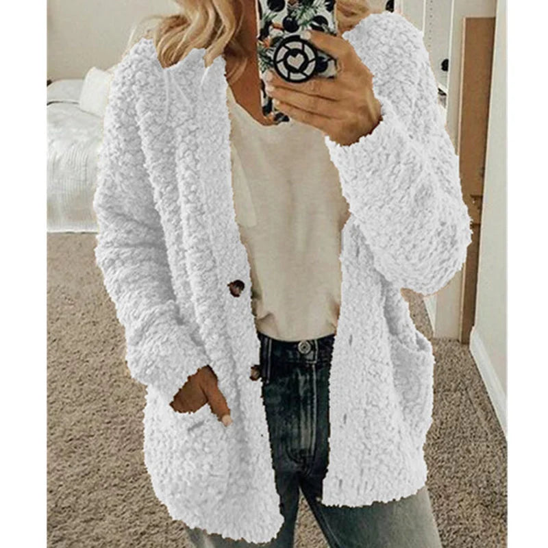 Comfortable Ladies Jacket - Lisa-White-S-State of Style