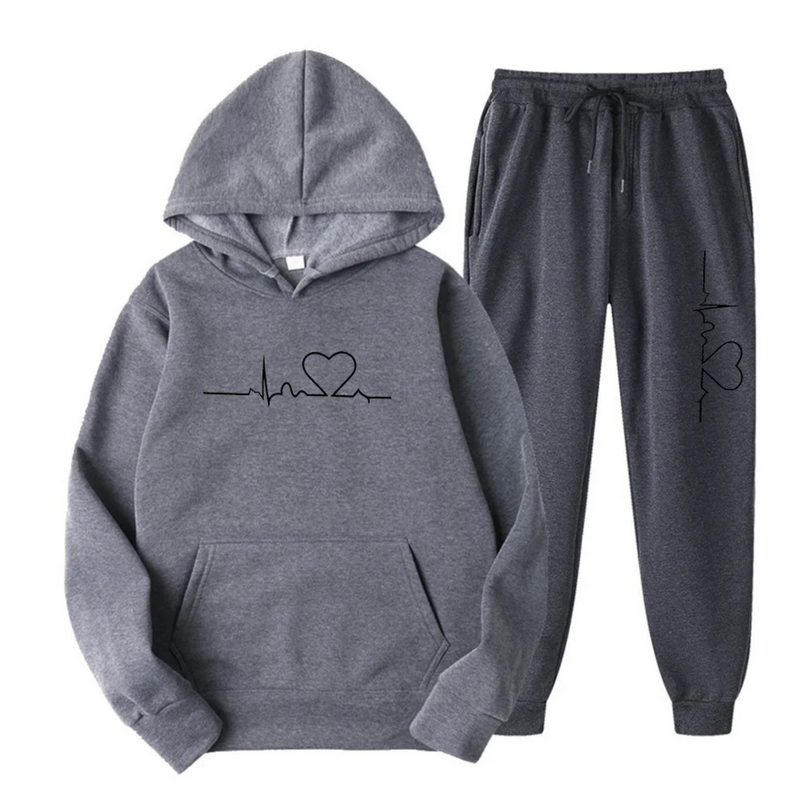 Comfortable Ladies Training Suit - Lyra-Grey-S-State of Style
