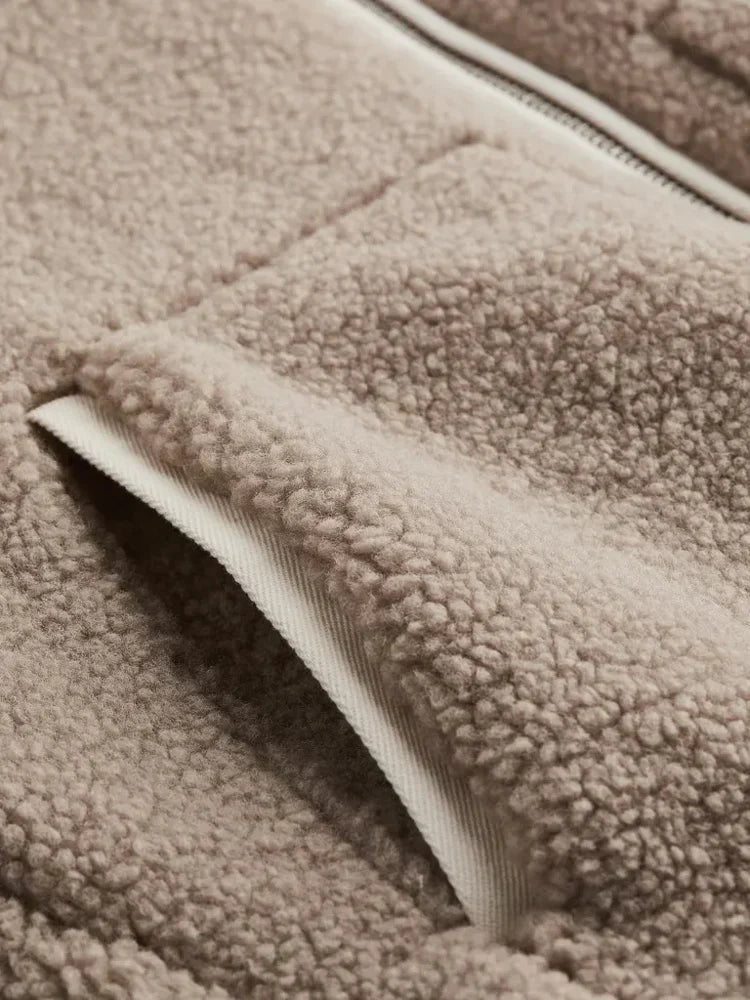 Comfy Teddy Coat - Mila-Light Brown-S-State of Style
