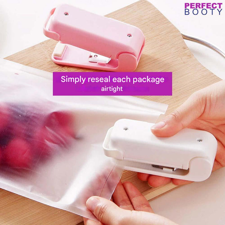 Compact Bag Sealer - FreshLock Sealer-White-State of Style