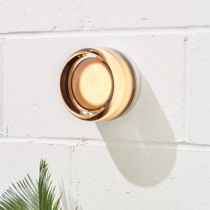 Compact Wall Lamp - DimpleGlow-Amber-State of Style