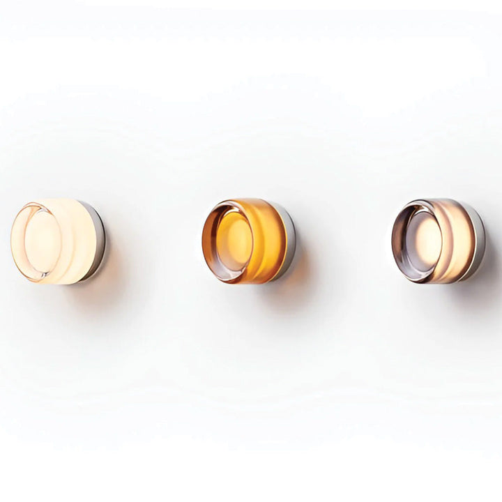 Compact Wall Light - DimpleGlow-Amber-State of Style