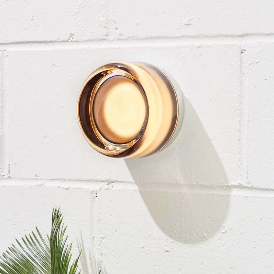 Compact Wall Light - DimpleGlow-Amber-State of Style