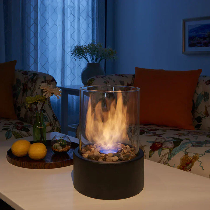 Contemporary Portable Flame Source - GlowFlicker-State of Style