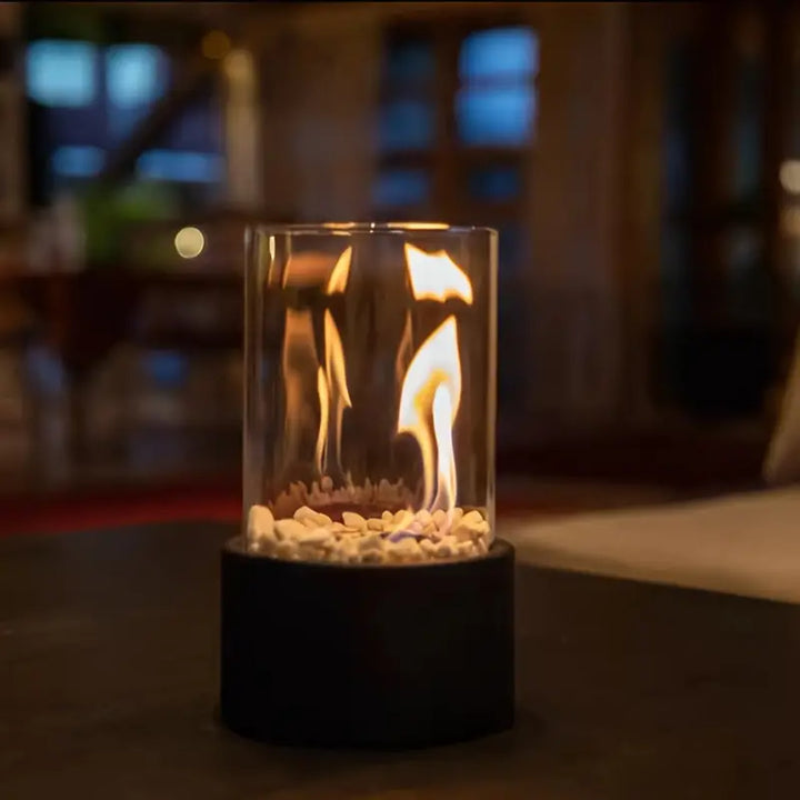 Contemporary Portable Flame Source - GlowFlicker-State of Style