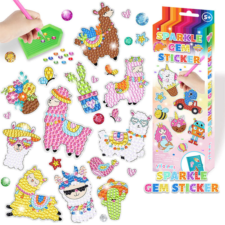 Creative Diamond Sticker Set - ShinyGem-Alpaca-State of Style