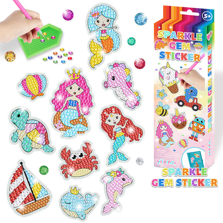 Creative Diamond Sticker Set - ShinyGem-Sea-State of Style