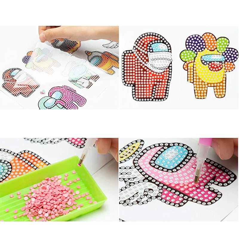 Creative Diamond Sticker Set - ShinyGem-Unicorn-State of Style