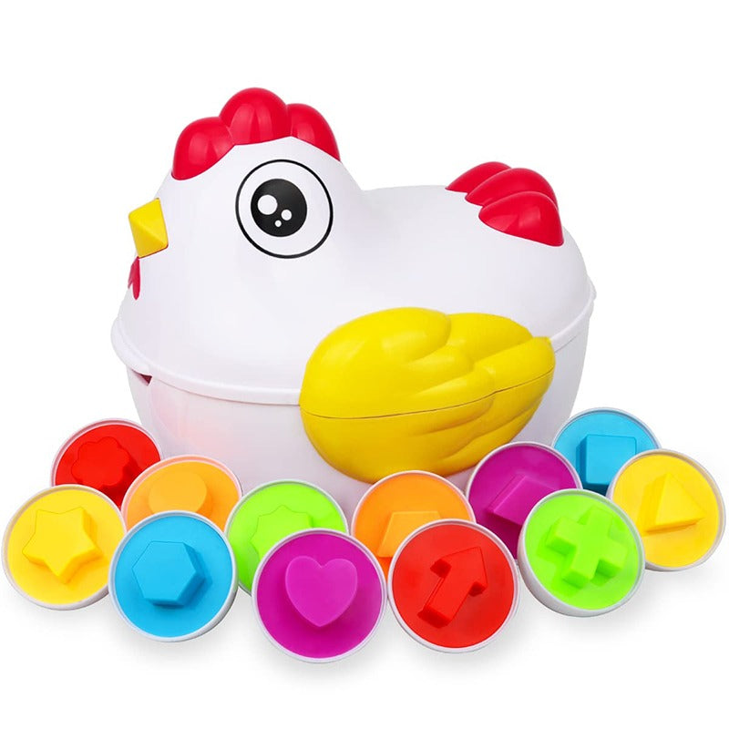 Creative Egg Puzzle for Children - EggCiting Puzzle Set-Chicken-State of Style