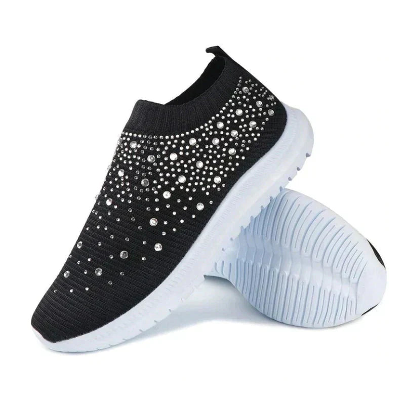 Crystal Shoes - GlamStep-WHITE-3.5-State of Style