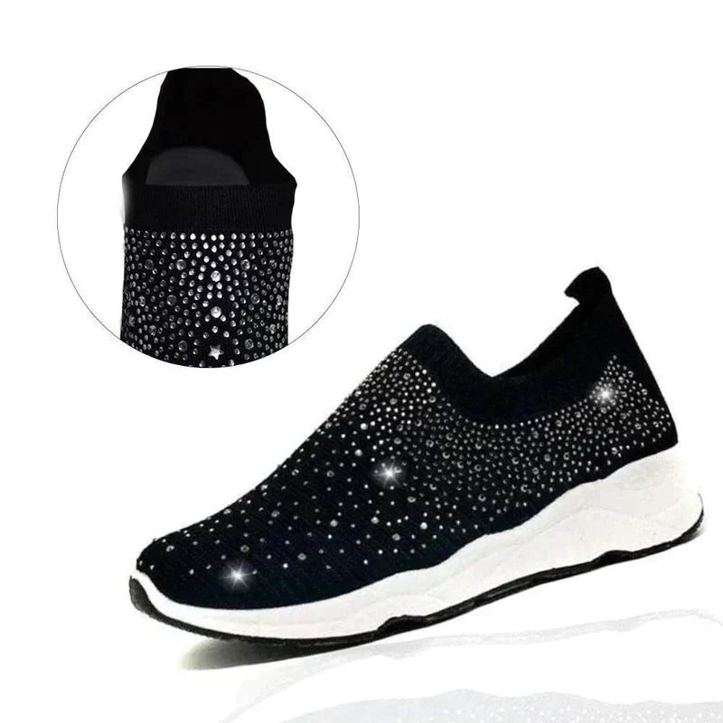 Crystal Shoes - GlamStep-WHITE-3.5-State of Style