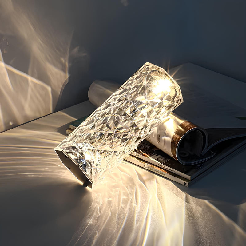 Crystal Table Lamp with Touch Control - Aurora-State of Style