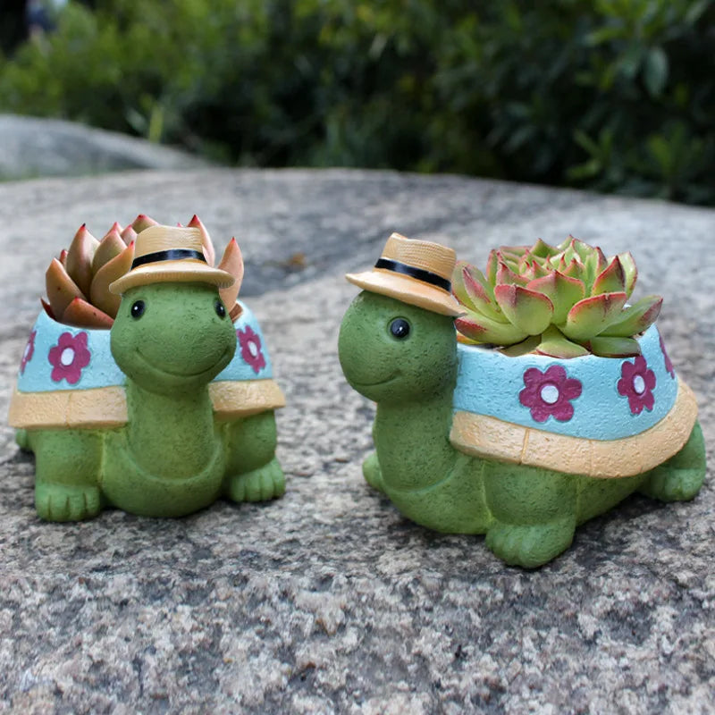 Cute Turtle Garden Plant Pot - TurtleBloom-State of Style