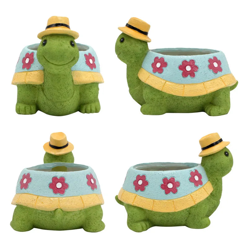 Cute Turtle Garden Plant Pot - TurtleBloom-State of Style