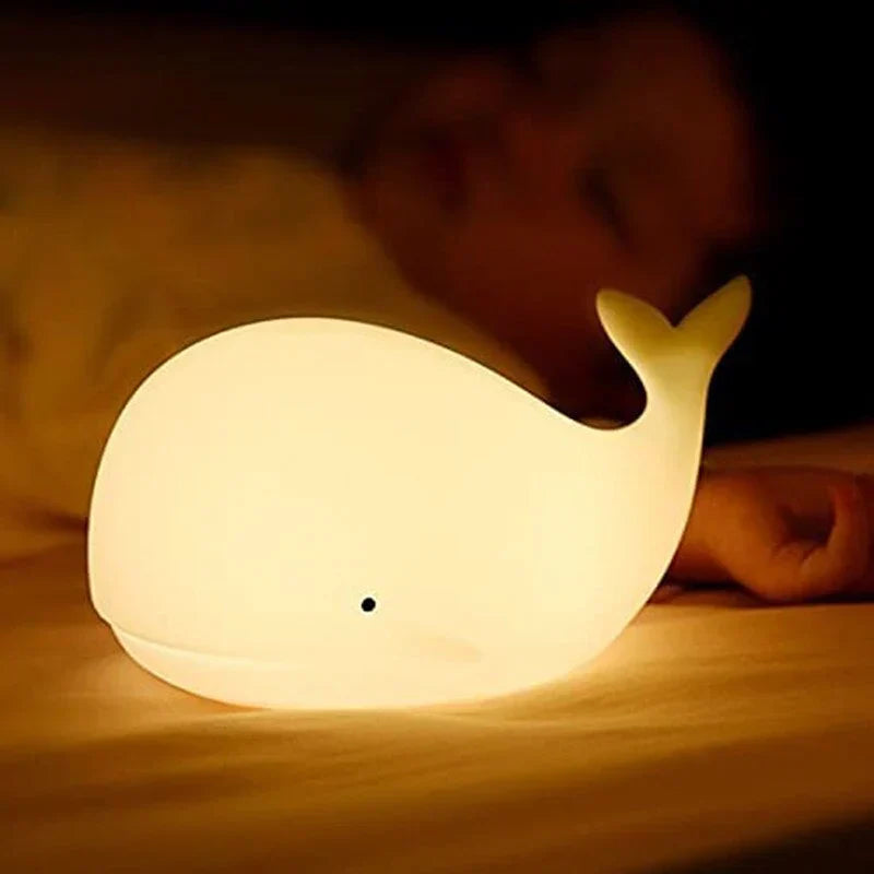 Cute Whale Night Light with Colour Changing - GlowWhale-State of Style