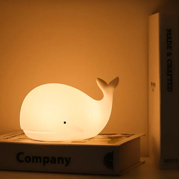 Cute Whale Night Light with Colour Changing - GlowWhale-State of Style