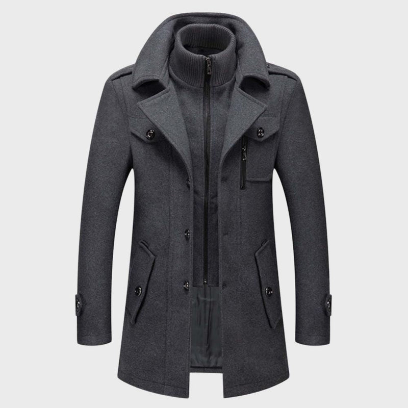David - Casual Winter Jacket for Men-Grey-M-State of Style