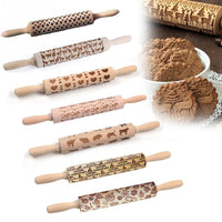 Decorative Rolling Pin - CookieCrafter-Christmas A-State of Style