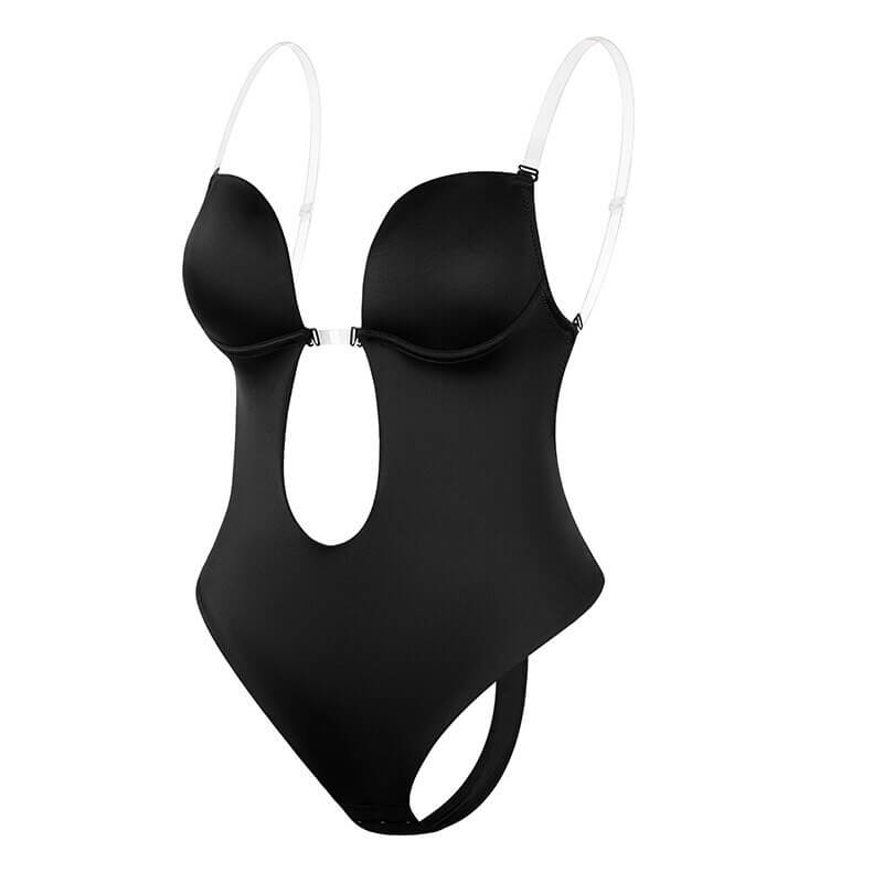 DEEP V BACKLESS BODY SHAPER-Black-S-State of Style