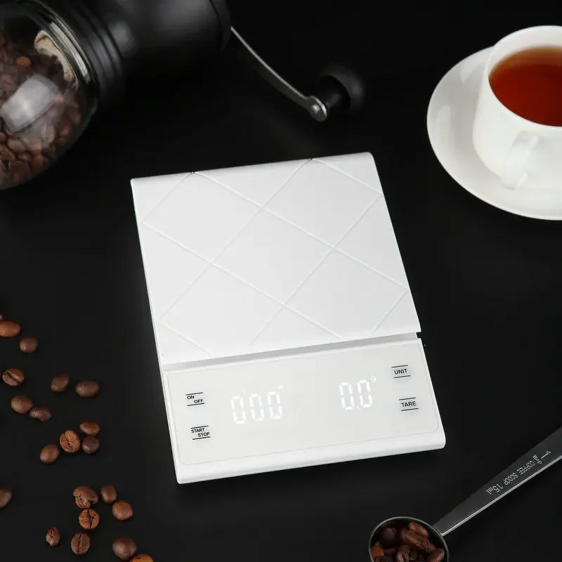 Digital Kitchen Scale - PerfectScale-White-3kg-State of Style