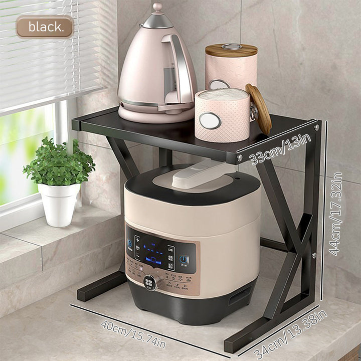 Double-Layer Kitchen Storage Rack - Milan-40CM - White-State of Style