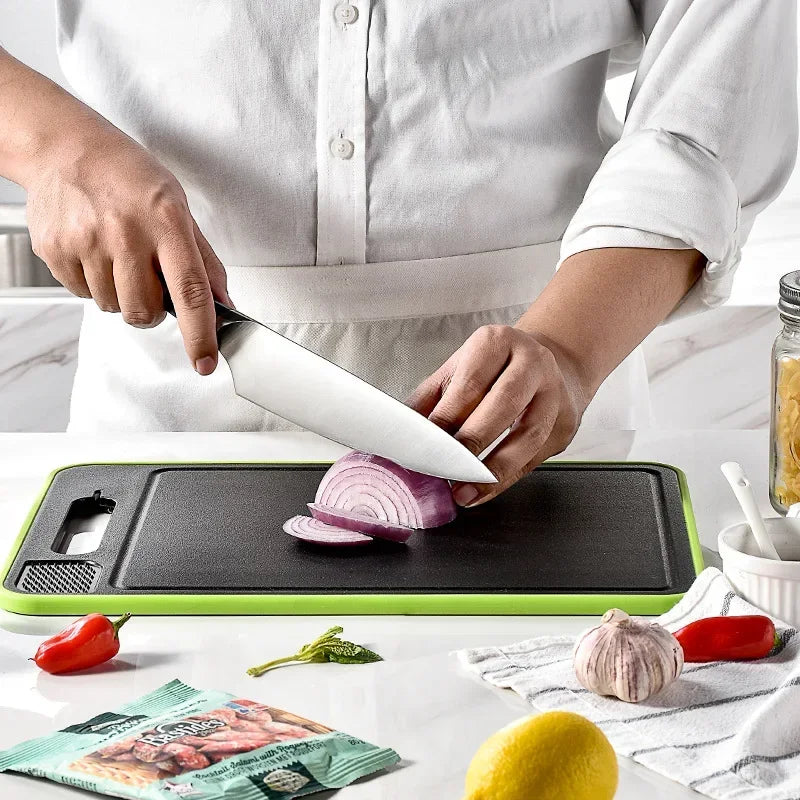 Double-Sided Chopping Board with Defrosting Plate - BladeBoard-State of Style