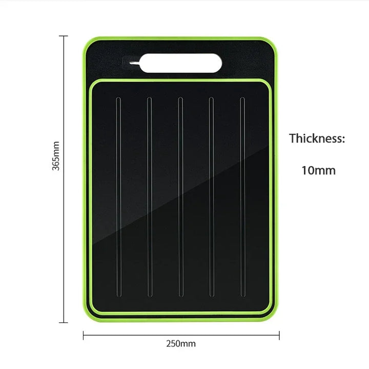 Double-Sided Chopping Board with Defrosting Plate - BladeBoard-State of Style