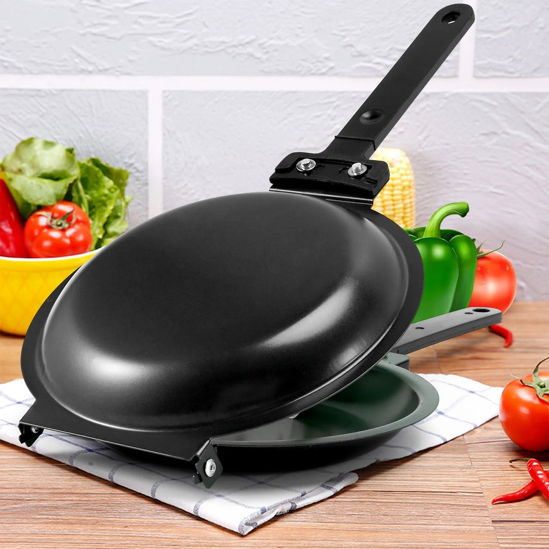 Double-Sided Non-Stick Pan - FlipMaster-Black-State of Style