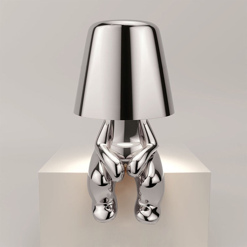 DudeLamp-Seated Silver-State of Style