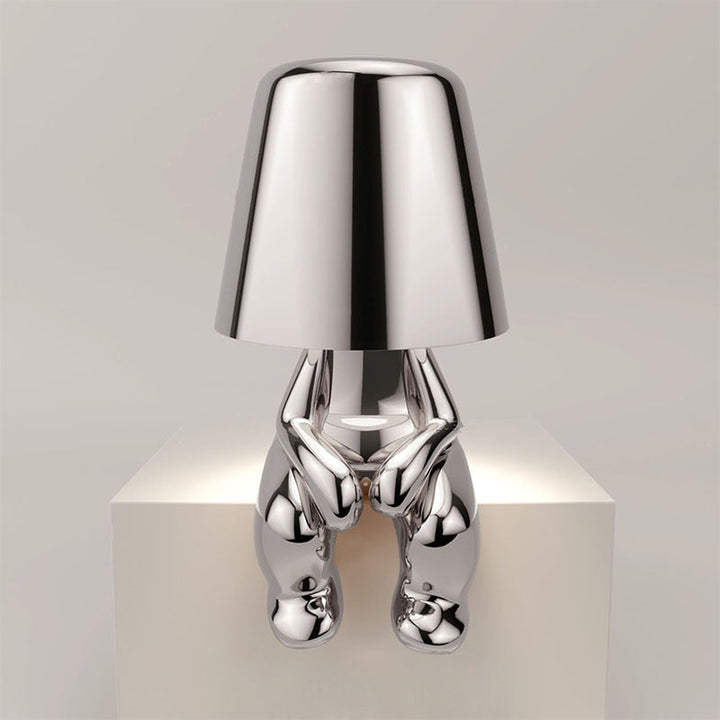 DudeLamp-Sitting Silver-State of Style