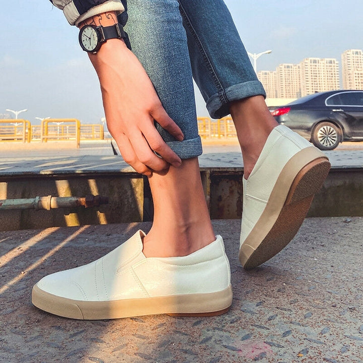 Men's Slip-on Leather Sneakers - Jonas