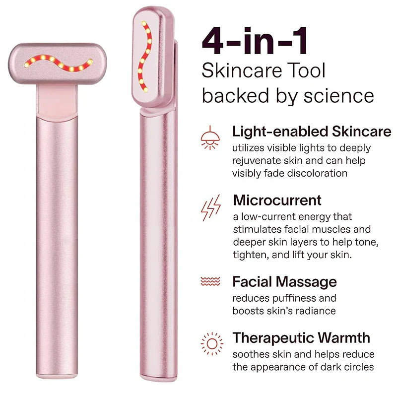 EMS Microcurrent Face Lifting Device - GlowMagic-Silver-State of Style