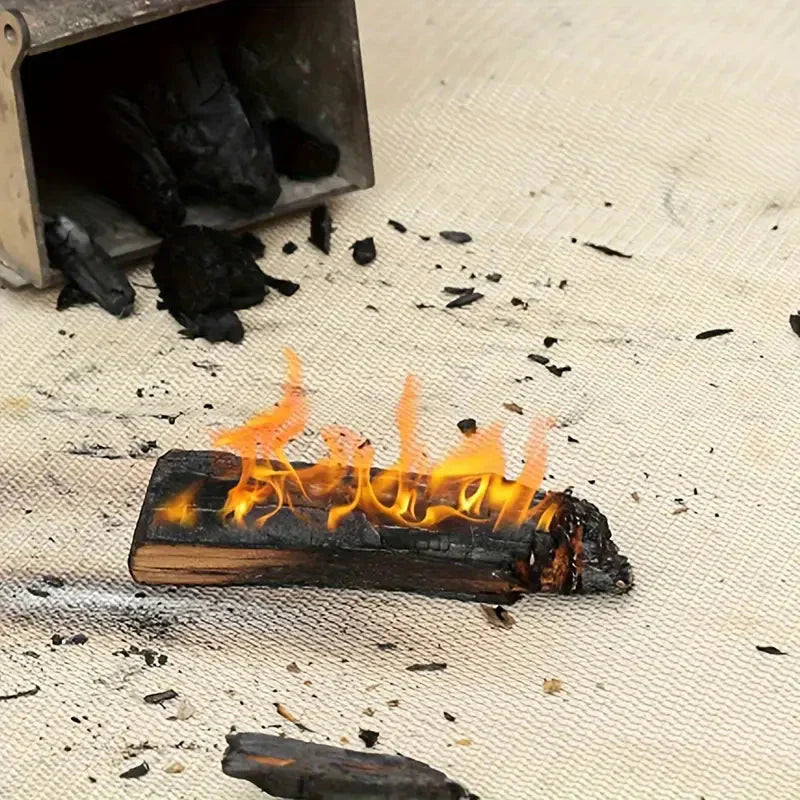 Fireproof Mat for BBQ and Fire Pits - BlazeShield-80x80 CM-State of Style