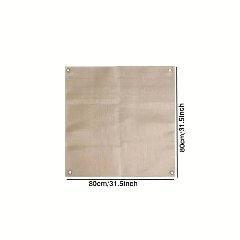 Fireproof Mat for BBQ and Fire Pits - BlazeShield-80x80 CM-State of Style