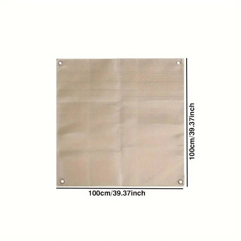 Fireproof Mat for BBQ and Fire Pits - BlazeShield-90x90 CM-State of Style