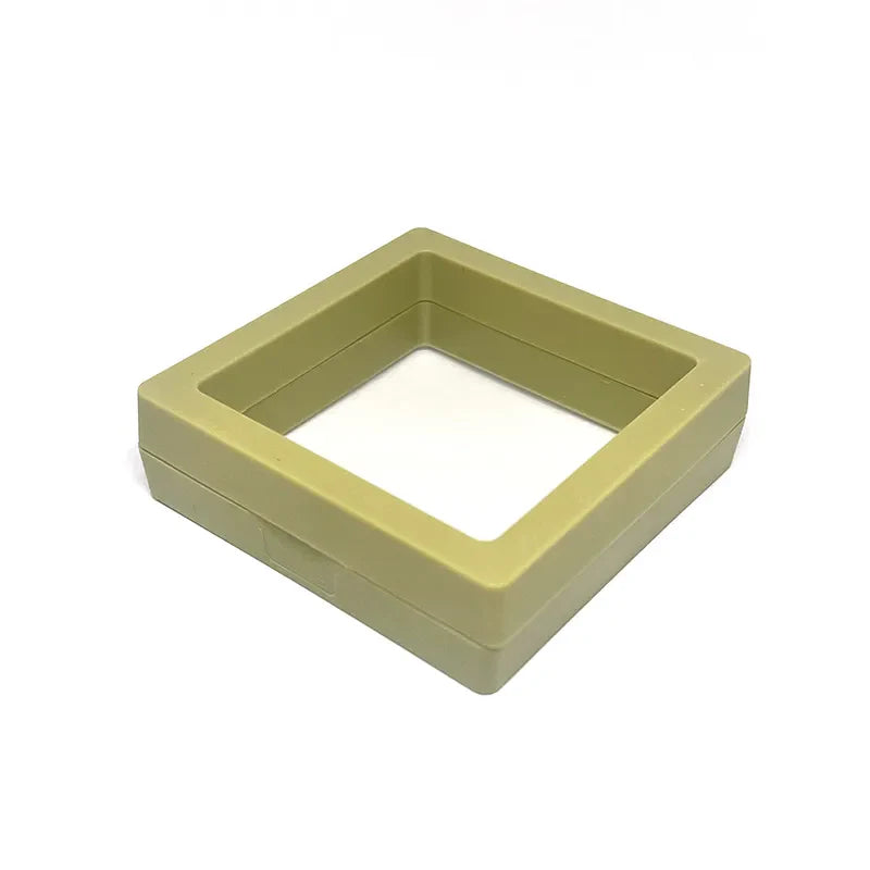 Floating Jewellery Display Boxes | 10-Piece Set-GREEN-7 X 7 CM-State of Style