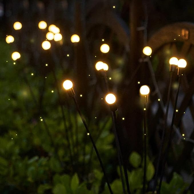 Floating Solar Garden Lights with Firefly Effect – FireGlow-State of Style