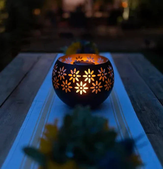 Flower Candle Lamp with Diffuser – Fleuris-State of Style