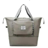 Folding Suitcase - FlexCarry-Grey-Green-State of Style