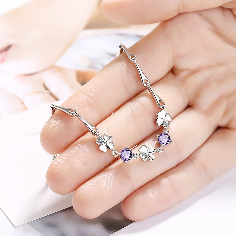 Four-Leaf Clover Good Luck Bracelet-State of Style