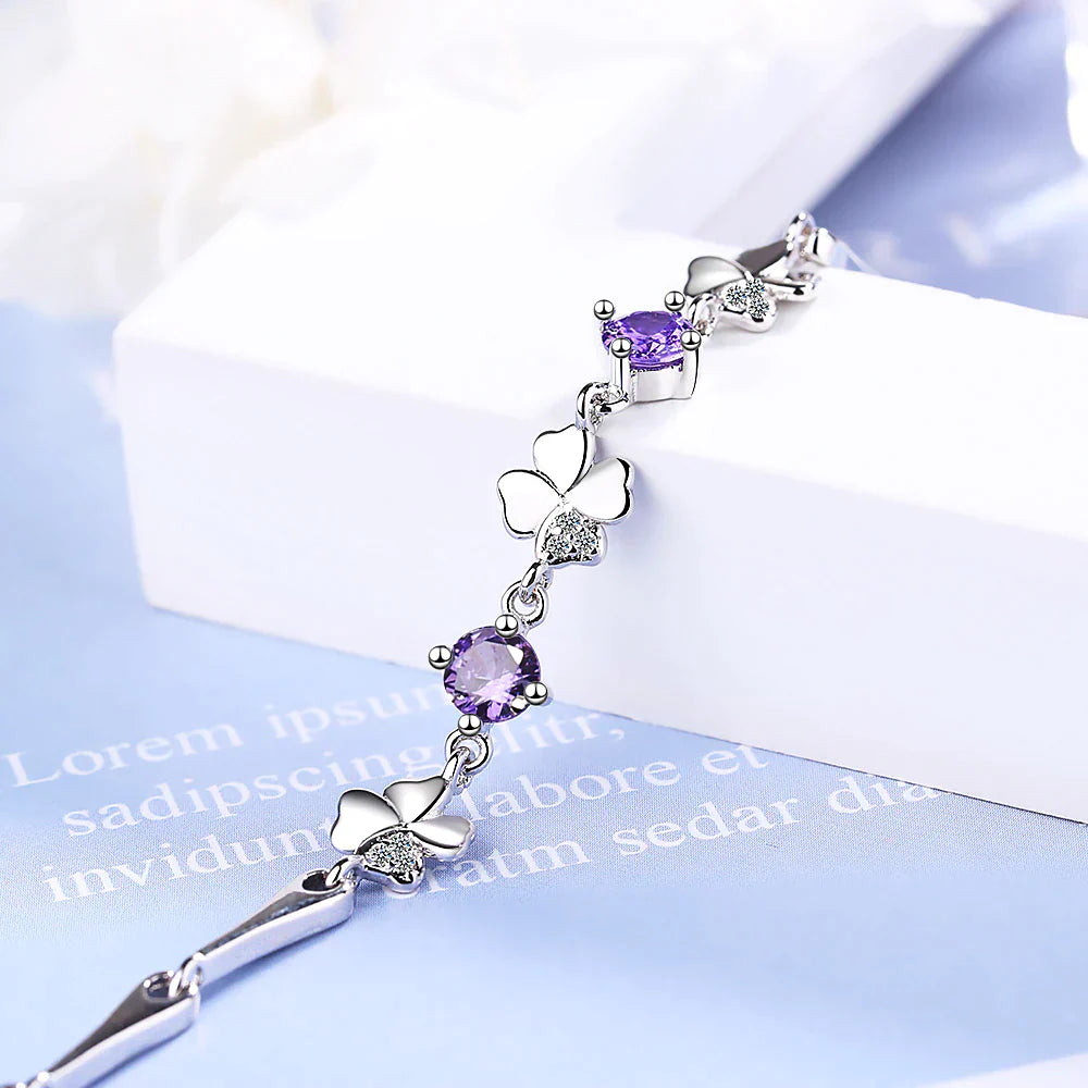 Four-Leaf Clover Good Luck Bracelet-State of Style