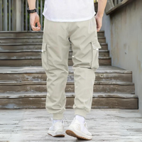 Functional Cargo Trousers with Drawstring - Maxwell-Blue-S-State of Style