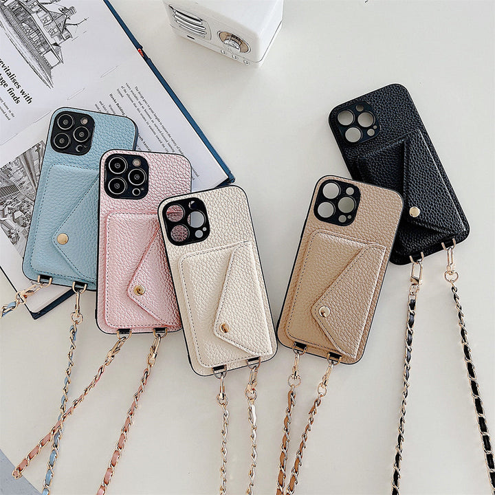 Functional iPhone Case with Wallet - Celeste-Beige-iPhone 7-State of Style