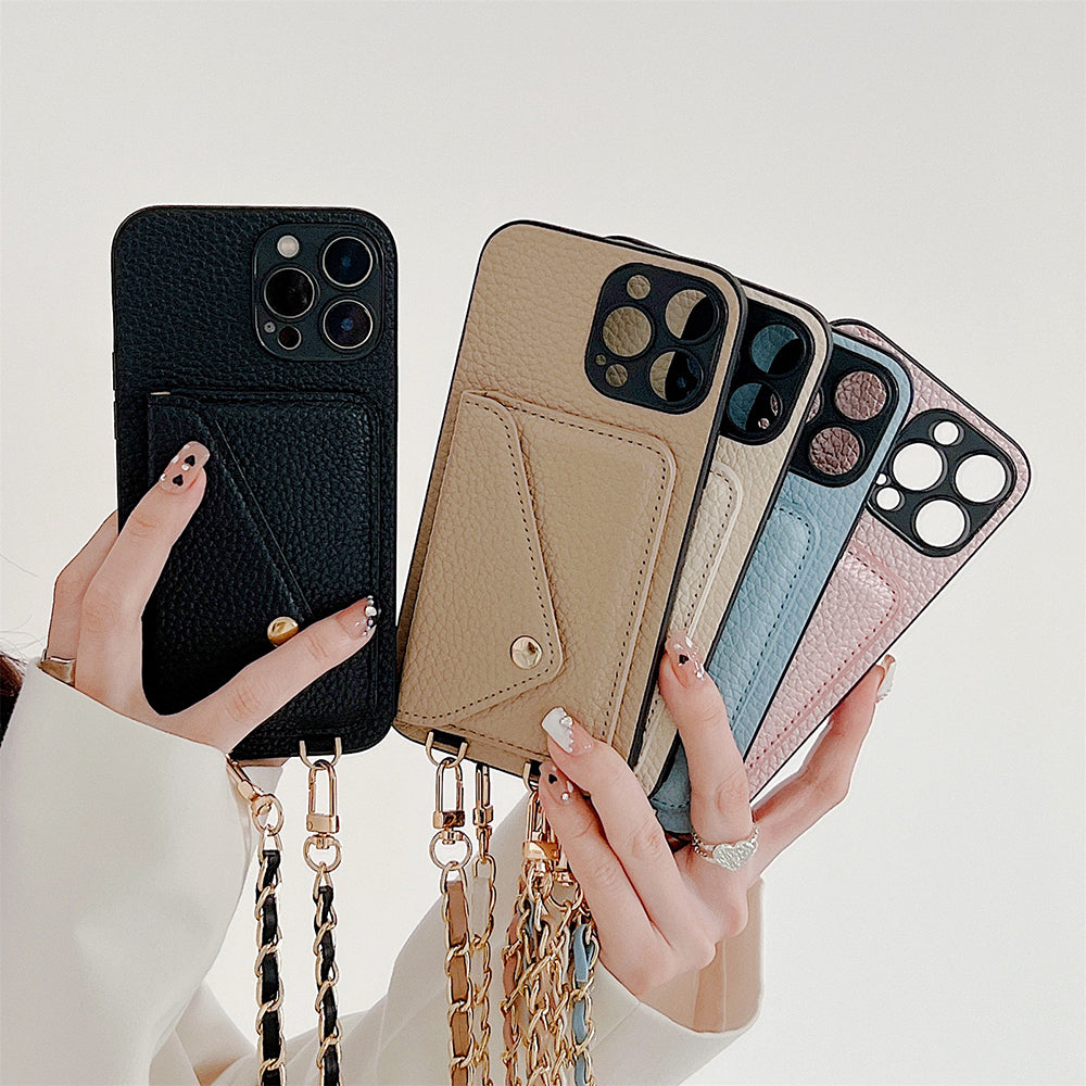 Functional iPhone Case with Wallet - Celeste-Beige-iPhone 7-State of Style