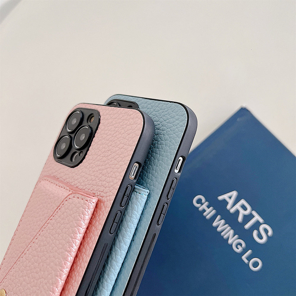 Functional iPhone Case with Wallet - Celeste-Beige-iPhone 7-State of Style