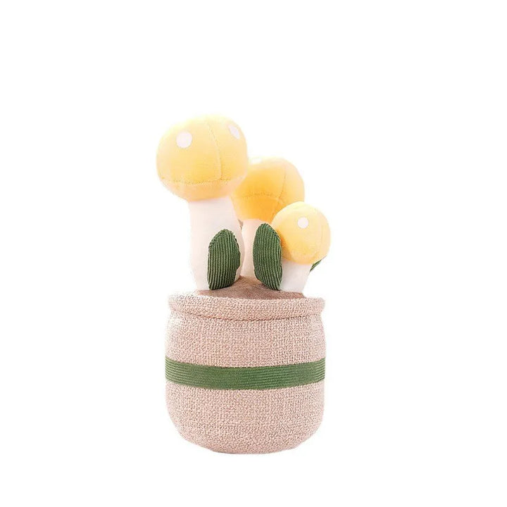 Funny Flower Cuddle - BloomBuddy-Yellow Mushroom-State of Style
