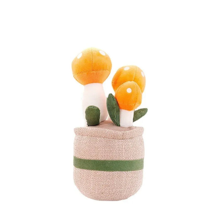 Funny Flower Plush - BloomBuddy-Orange Mushroom-State of Style