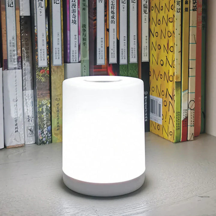 GlowEase LED Table Lamp with USB Port-White Light-State of Style